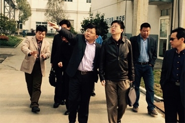 2015年3月22日，，，国家发改委一行来公司现场稽察中水回用项目